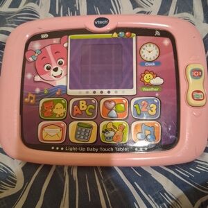 VTech Light-Up Baby Touch Tablet - Pink